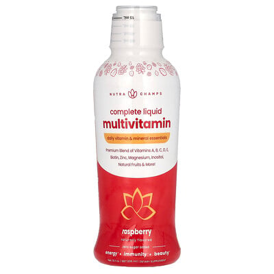 Complete Liquid Multivitamin, Raspberry