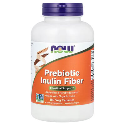 Prebiotic Inulin Fiber, 180 Veg Capsules