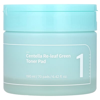 No.1 Centella Re-leaf Green Toner Pad, 70 Pads
