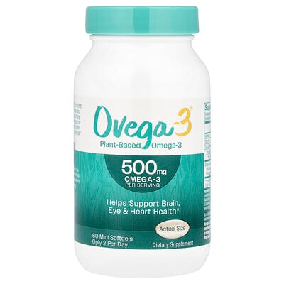 Plant-based Omega-3, 60 Mini Softgels