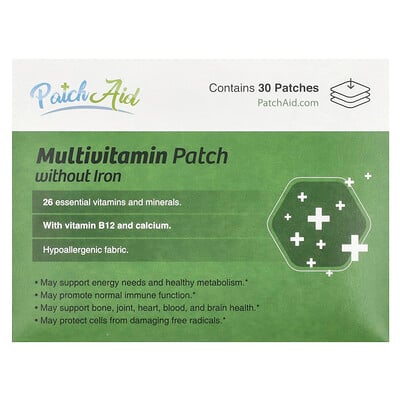 Multivitamin Patch Without Iron , 30 Patches