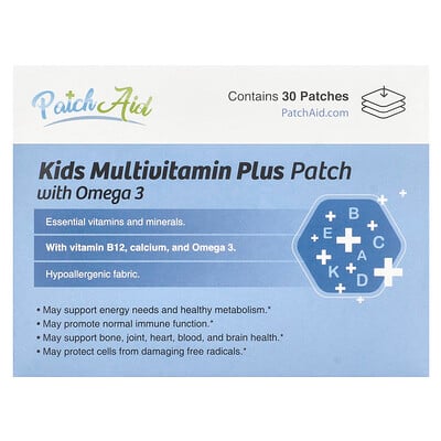 Kids Multivitamin Plus Patch With Omega 3, 30 Patches