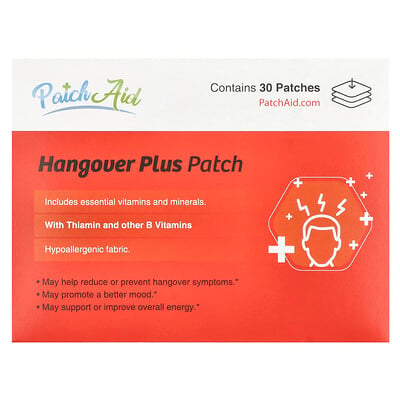Hangover Plus Patch, 30 Patches
