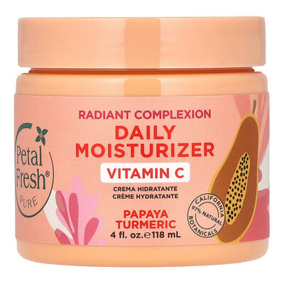 Pure, Radiant Complexion Daily Moisturizer, Papaya Turmeric