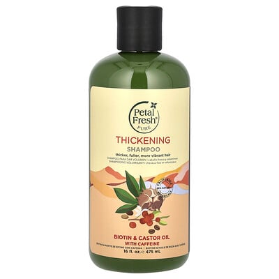 Pure, Thickening Shampoo, Biotin & Castor Oil With Caffeine