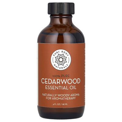 100% Pure Essential Oil, Cedarwood