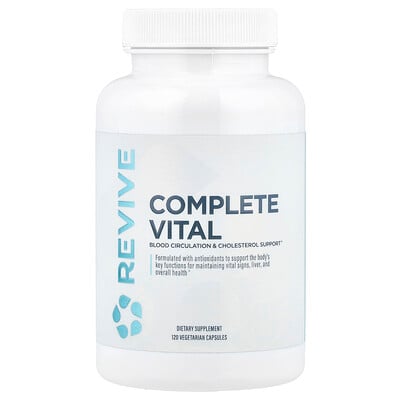 Complete Vital, Blood Circulation & Cholesterol Support, 120 Vegetarian Capsules