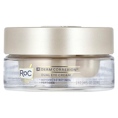 Derm Correxion®, Dual Eye Cream, Advanced Retinol & Peptides, Fragrance-free, Each