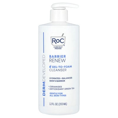 Barrier Renew, Gel-to-foam Cleanser