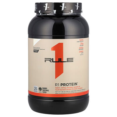 R1 Protein Powder Drink Mix, Pure Vanilla, 1.68 Lb