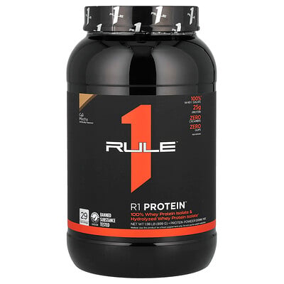 R1 Protein Powder Drink Mix, Cafe Mocha, 1.98 Lb
