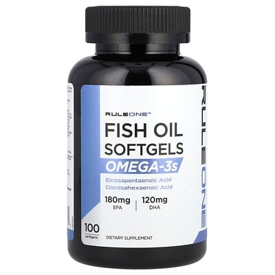 Fish Oil, Omega-3s, 100 Softgels