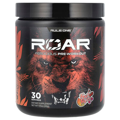 Roar, Ferocious Pre-workout, Fruit Punch