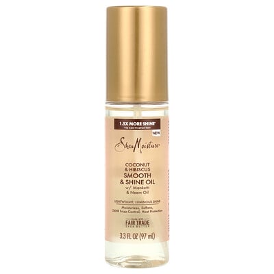 Smooth & Shine Oil, Coconut & Hibiscus