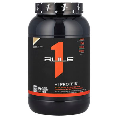 R1 Protein Powder Drink Mix, Cookies & Creme, 1.98 Lb