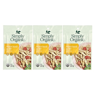 Sweet Basil Pesto, Sauce Mix, 3 Pack