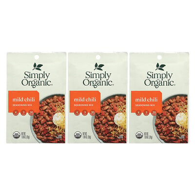 Mild Chili, Seasoning Mix, 3 Pack, Each