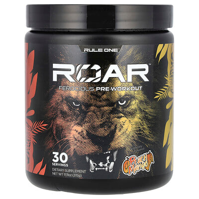 Roar, Ferocious Pre-workout, Peach Mango