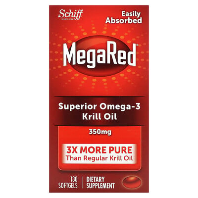 Megared, Superior Omega-3 Krill Oil, 130 Softgels