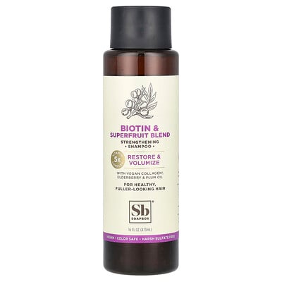 Strengthening Shampoo, Biotin & Superfruit Blend