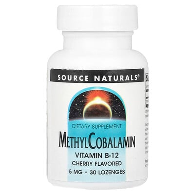 Methylcobalamin, Cherry, 30 Lozenges