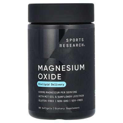Magnesium Oxide, 90 Softgels