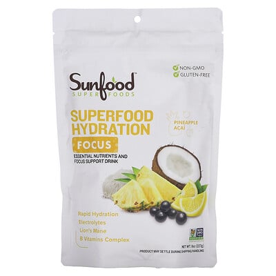 Superfood Hydration Focus, Pineapple Acai