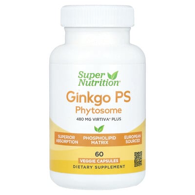 Ginkgo Ps Phytosome, 60 Veggie Capsules