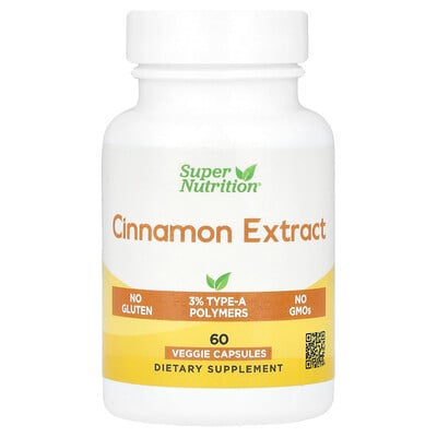 Cinnamon Extract, 60 Veggie Capsules
