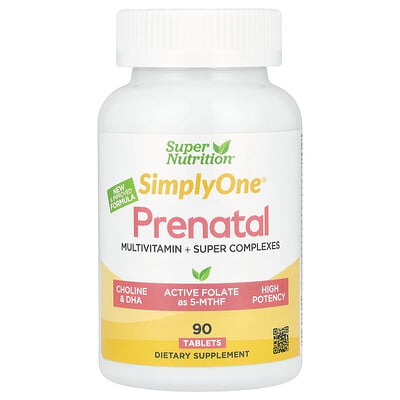 Simply One®, Prenatal Multivitamin With Super Greens & Spices