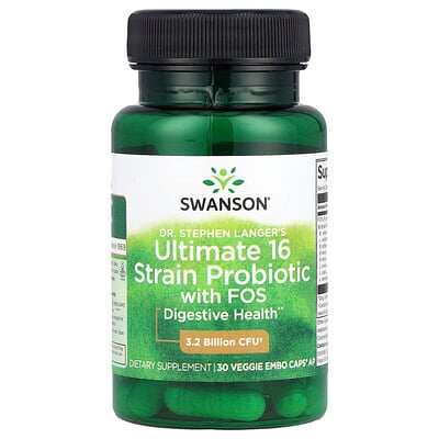 Dr. Stephen Langer's Ultimate 16 Strain Probiotic With Fos, 30 Veggie Embo Caps® Ap