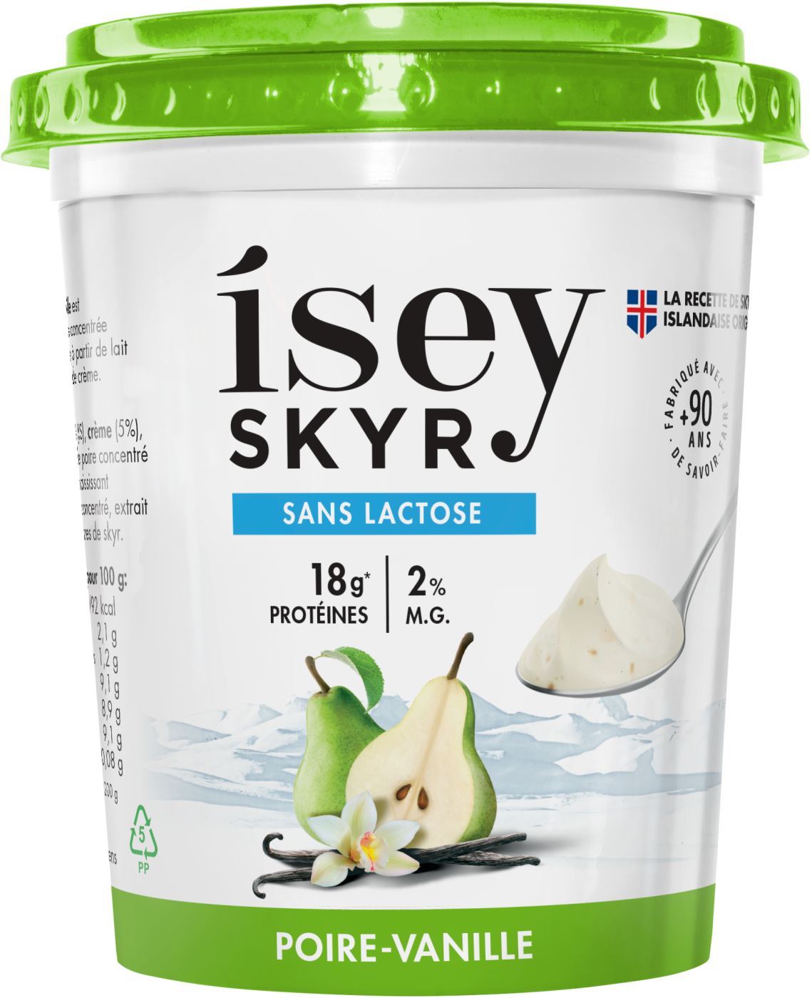 Skyr Poire Vanille
