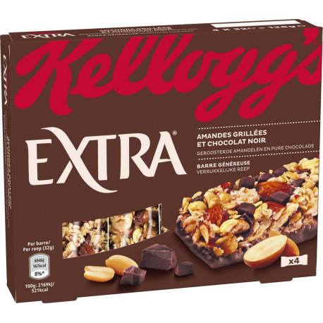 Barres Céréales Extra Amandes Grillées Et Chocolat