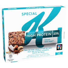 Barres Céréales Special K Protein Coco Cacao Cajou