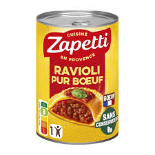 Plat Ravioli Pur Bœuf