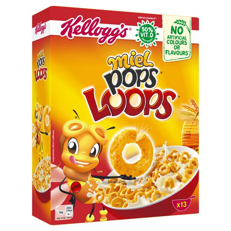Céréales Miel Pops Loops Miel