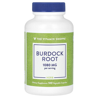 Burdock Root, 100 Vegetable Capsules
