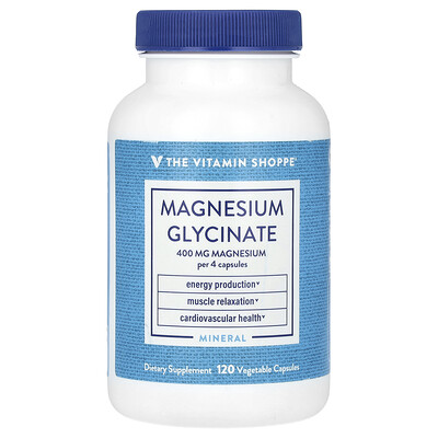 Magnesium Glycinate, 120 Vegetable Capsules