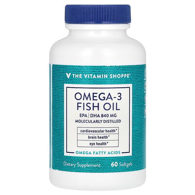 Omega-3 Fish Oil, 60 Softgels