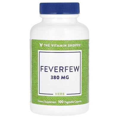 Feverfew, 100 Vegetable Capsules