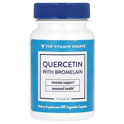 Quercetin With Bromelain, 60 Vegetable Capsules