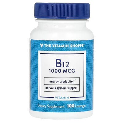 Vitamin B12, 1,000 Mcg, 100 Lozenges