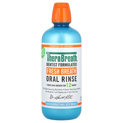 Fresh Breath Oral Rinse, Invigorating Icy Mint