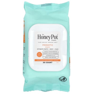 Prebiotic Wipes, 30 Count
