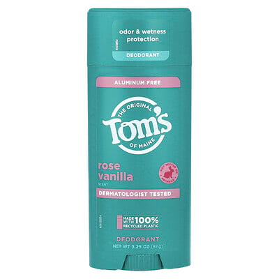 Aluminum Free Deodorant, Rose Vanilla