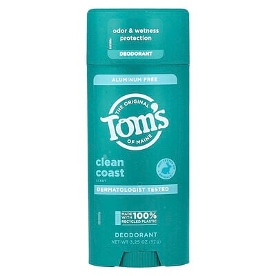 Aluminum Free Deodorant, Clean Coast