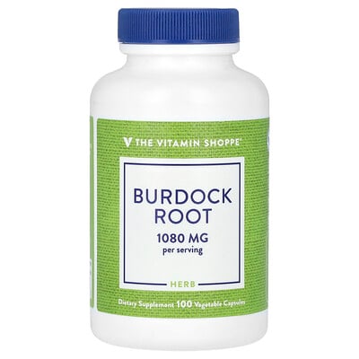 Burdock Root, 100 Vegetable Capsules