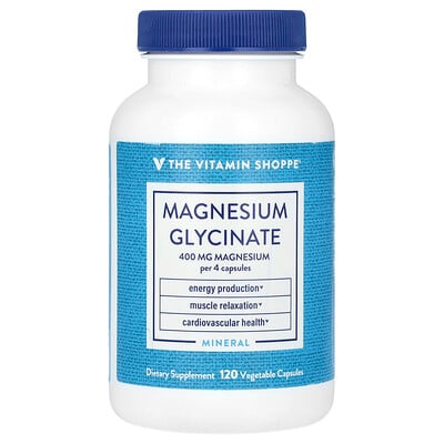 Magnesium Glycinate, 120 Vegetable Capsules