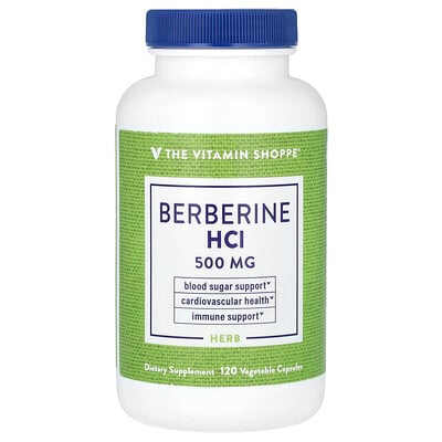 Berberine Hci, 120 Vegetable Capsules