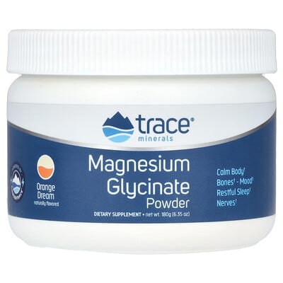 Magnesium Glycinate Powder, Orange Dream